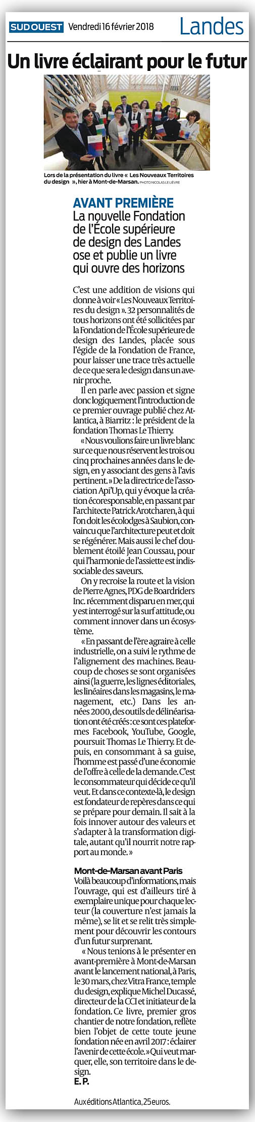 article paru